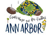 Swig Life Ann Arbor Gameday Set including a 40oz Saturdays Ann Arbor Mega Mug and 24oz Fanzone Party Cup - Swig Life