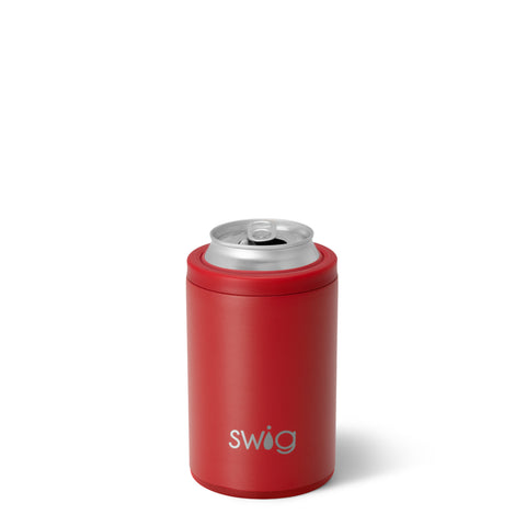 White Skinny Can Cooler (12oz)