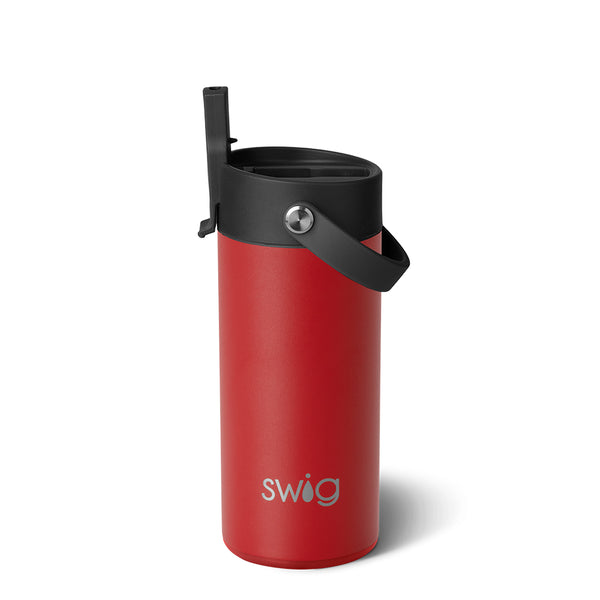 Swig Life 12oz Crimson Insulated Flip + Sip Tumbler