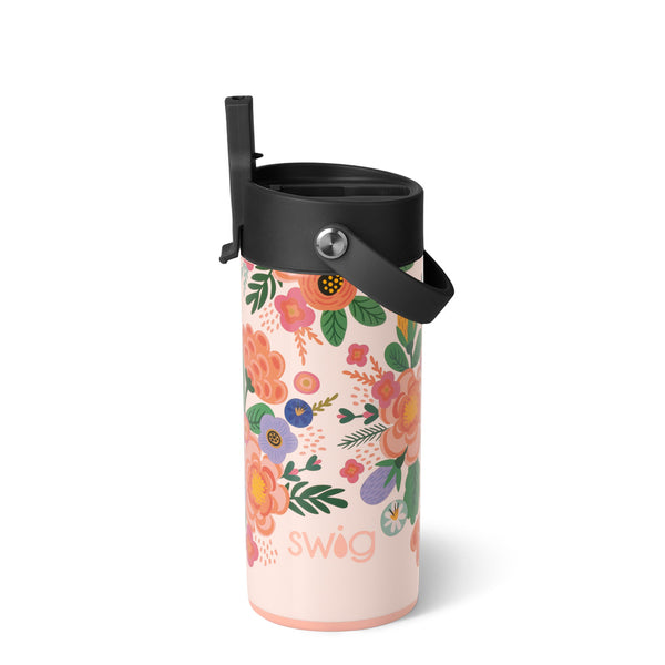 Swig Life 12oz Full Bloom Insulated Flip + Sip Slim Tumbler