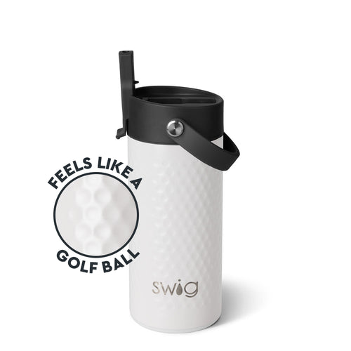 Swig Life Insulated Golf 12oz Flip + Sip Slim Tumbler feels like a golf ball