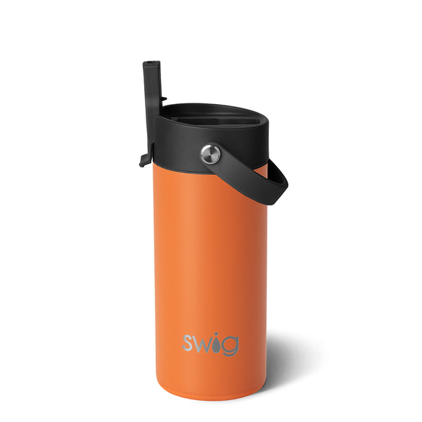 Swig Life 12oz Orange Insulated Flip + Sip Tumbler