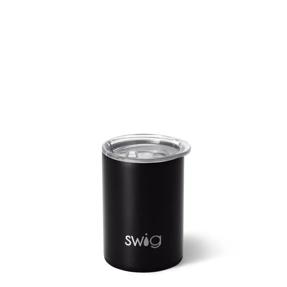 Black Short Tumbler 12oz