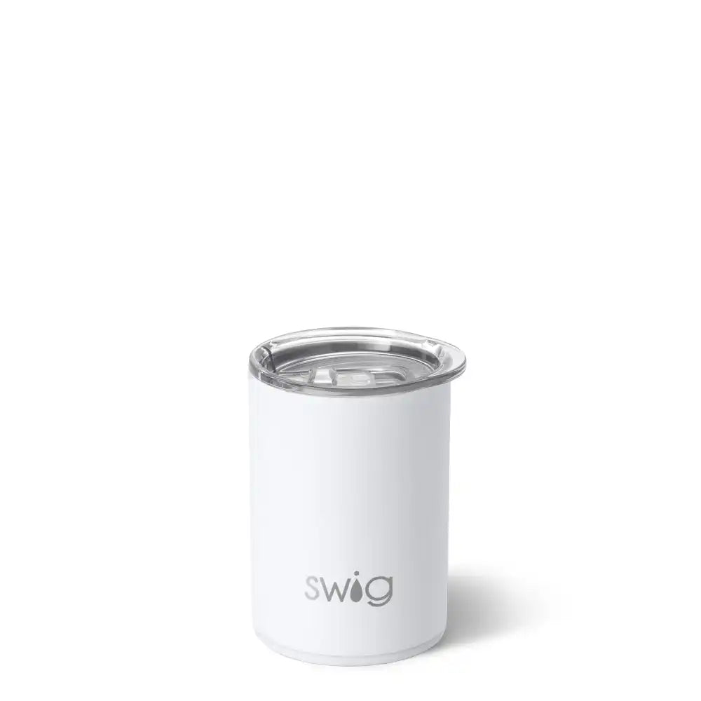 White Short Tumbler 12oz