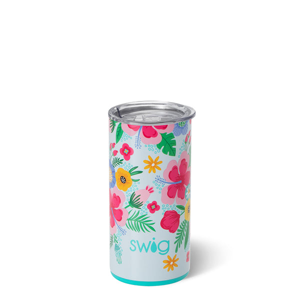 Swig Life 12oz Island Bloom Insulated Slim Tumbler