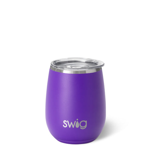 Swig Life 14oz Purple Insulated Stemless Wine Cup