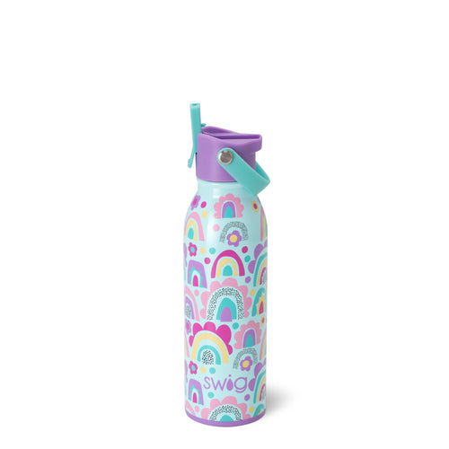 Swig Life 16oz Rainglow Insulated Flip + Sip Cap Water Bottle