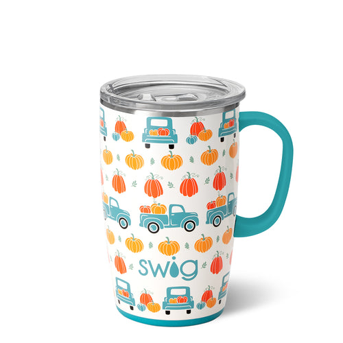 Swig Life 18oz Pumpkin Patch Insulated Travel Mug with Handle