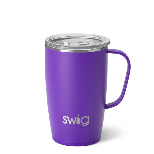 Swig Life 18oz Purple Insulated Travel Mug with Handle