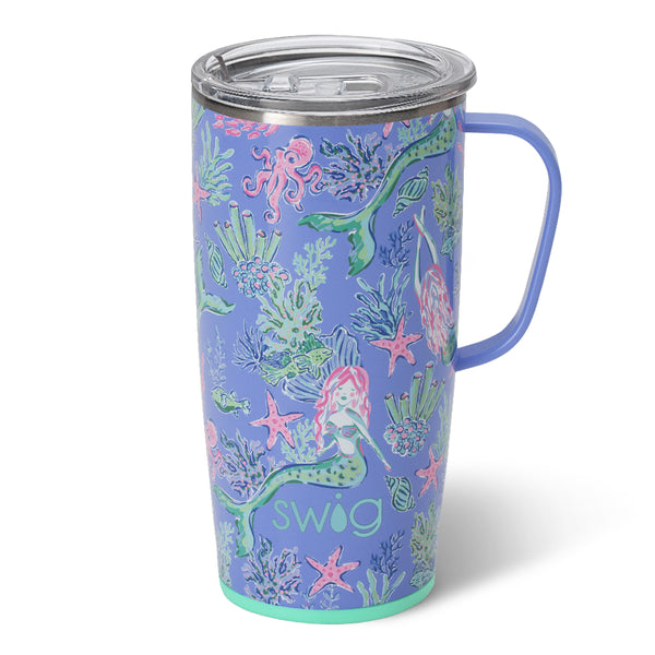 Swig Life 22oz Under the Sea Insulated Travel Mug with Handle