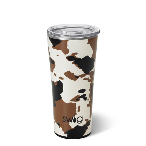 Swig Life 22oz Hayride Cow Print Insulated Tumbler