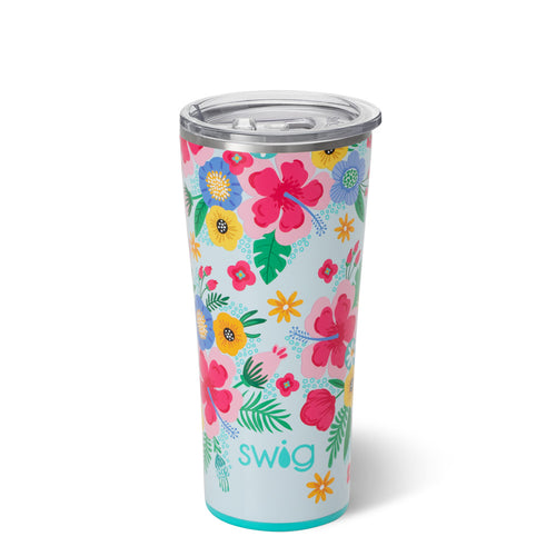 Swig Life 22oz Island Bloom Insulated Tumbler