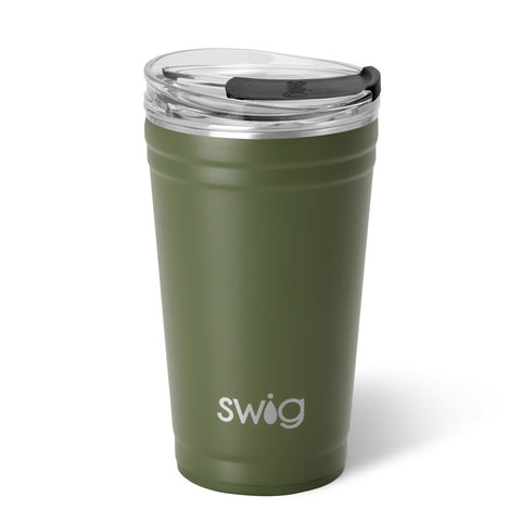 Olive Slim Tumbler 12oz