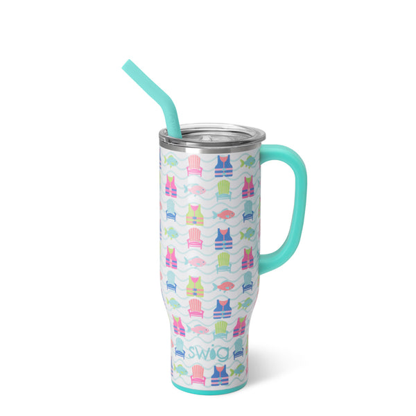 Swig Life 30oz Lake Girl Insulated Mega Mug with Handle