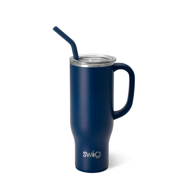 Swig Life 30oz Navy Insulated Mega Mug with Handle