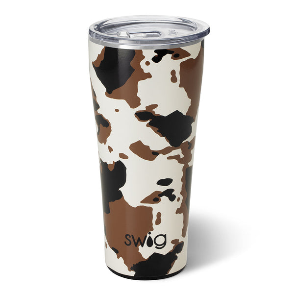 Swig Life 32oz Hayride Cow Print Insulated Tumbler