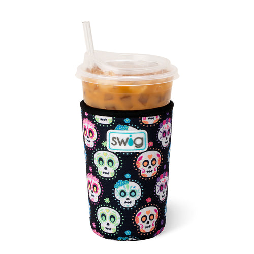 Swig Life Sugar Skulls Insulated Neoprene Iced Cup Coolie