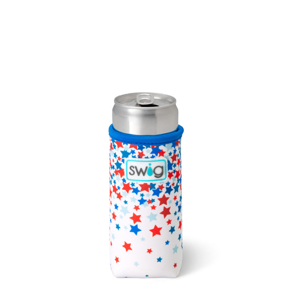 Swig Life Star Spangled Insulated Neoprene Slim Can Coolie