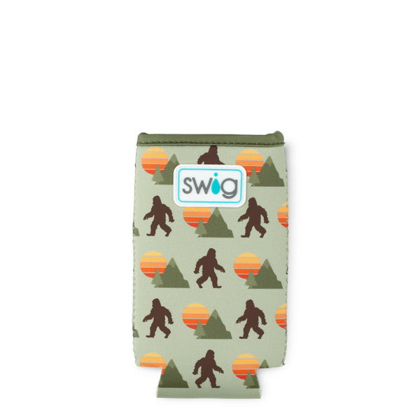 Swig Life Wild Thing Insulated Neoprene Slim Can Coolie Flat Lay