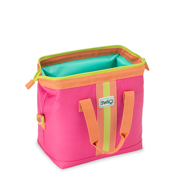 Swig Life Insulated Tutti Frutti Packi 12 Cooler open view