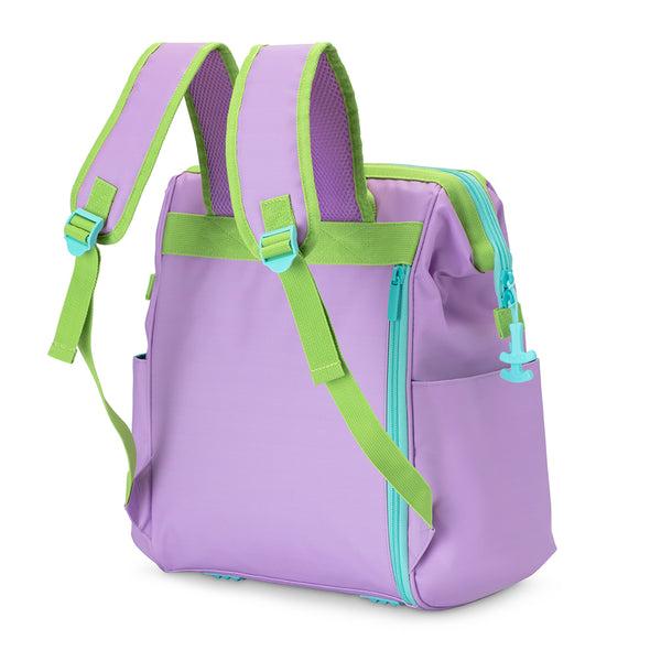 Swig Life Ultra Violet Packi Backpack Cooler back view