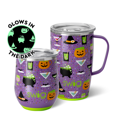 Halloween Glitter Reusable Straw Set