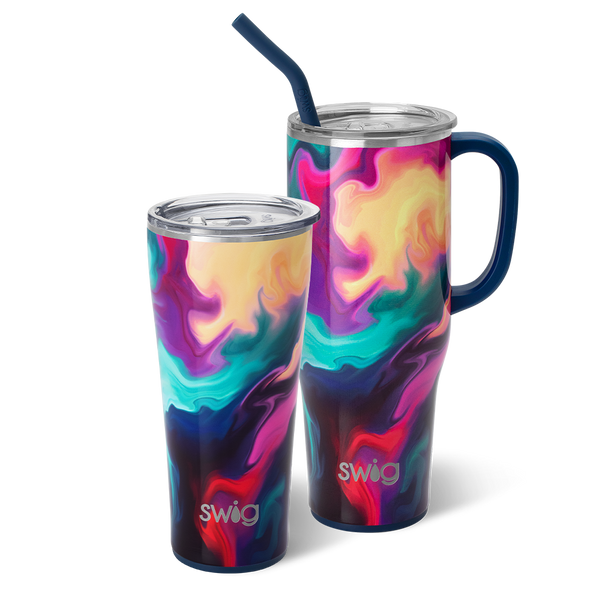 Swig Life Aura Mega Set including a 32oz Tumbler and a 40oz Mega Mug