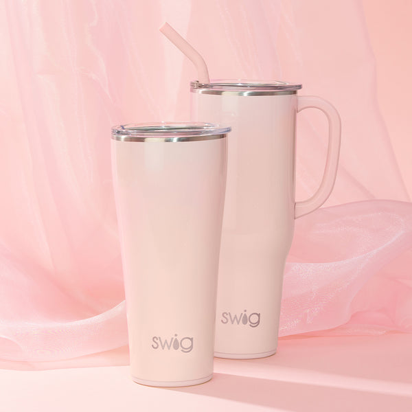 Swig Life Shimmer Ballet Mega Set on a soft pink background