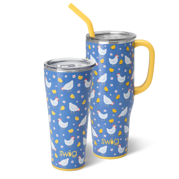 Swig Life Chicks Dig It Mega Set including a 32oz Chicks Dig It Tumbler and a 40oz Chicks Dig It Mega Mug