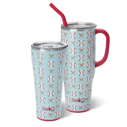 Swig Life Home Run Mega Set including a 32oz Home Run Tumbler and a 40oz Home Run Mega Mug