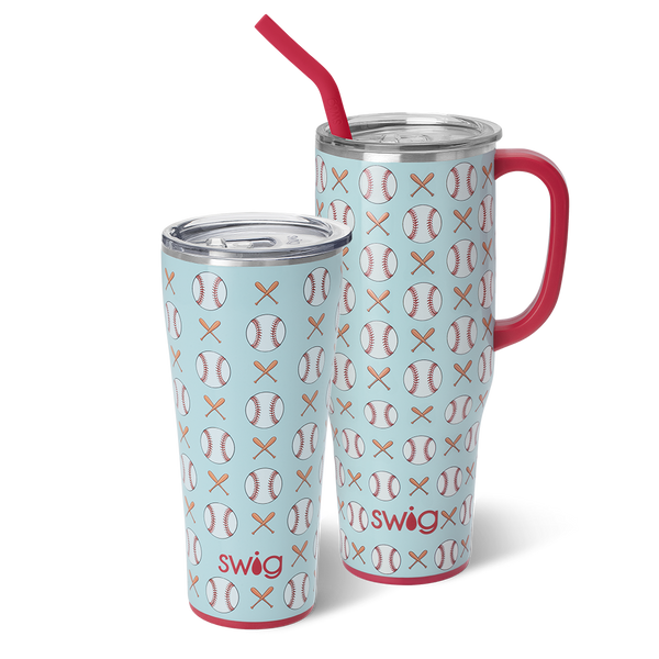 Swig Life Home Run Mega Set including a 32oz Home Run Tumbler and a 40oz Home Run Mega Mug