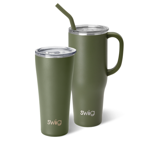 Olive Slim Tumbler 12oz