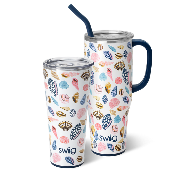 Swig Life Sea La Vie Mega Set including a 32oz Sea La Vie Tumbler and a 40oz Sea La Vie Mega Mug