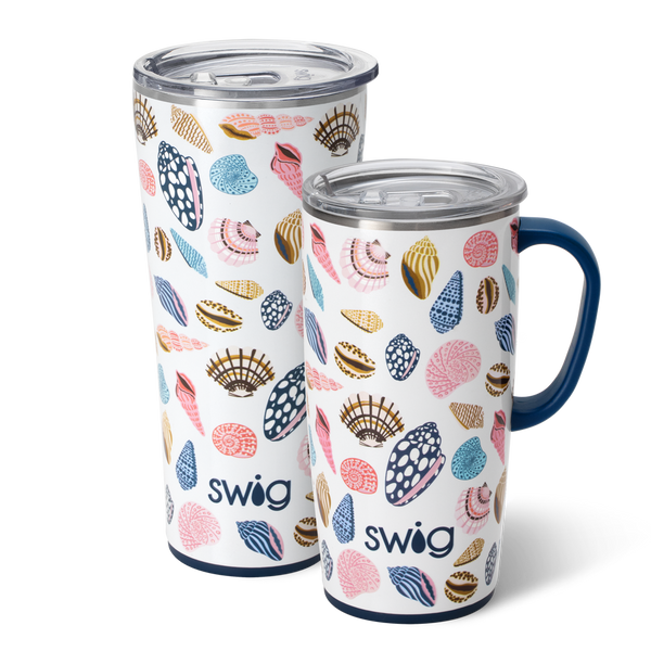 Swig Life Sea La Vie XL Set including a 22oz Sea La Vie Travel Mug and a 32oz Sea La Vie Tumbler