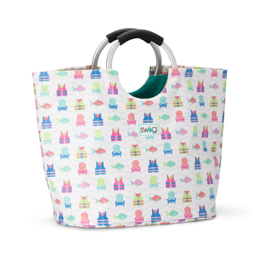 Swig Life Lake Girl Loopi Tote Bag with cushioned aluminum loop handle