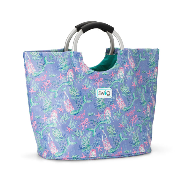 Swig Life Under the Sea Loopi Tote Bag with cushioned aluminum loop handle