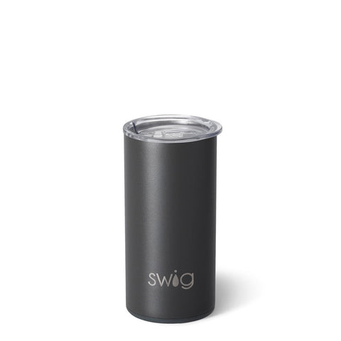 Grey Flip + Sip Slim Tumbler 12oz