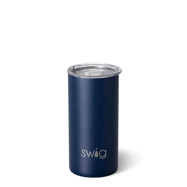 Swig Life 12oz Navy Insulated Slim Tumbler