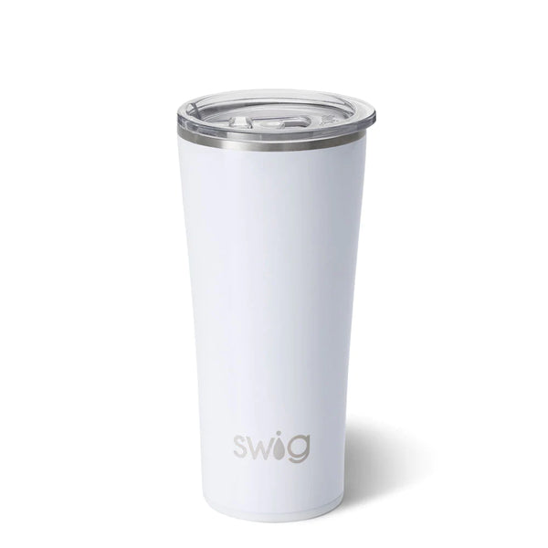 Swig Life 22oz Shimmer White Insulated Tumbler