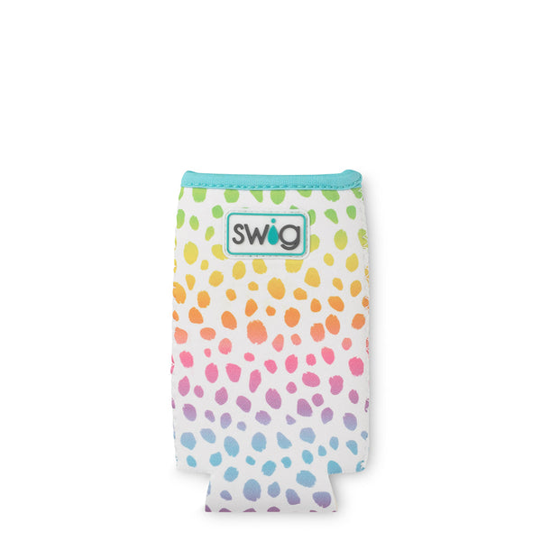 Swig Life Wild Child Insulated Neoprene Slim Can Coolie Flat Lay